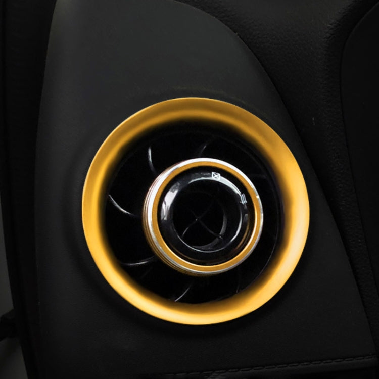 8 PCS Car Aluminum Alloy Air Conditioner Knob Case and Base for Honda XR-V (Gold) by buy2fix