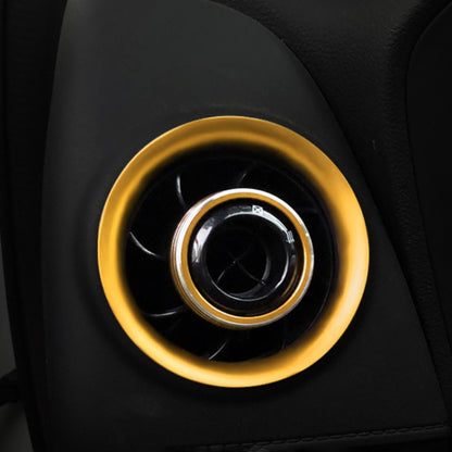 8 PCS Car Aluminum Alloy Air Conditioner Knob Case and Base for Honda XR-V (Gold) by buy2fix