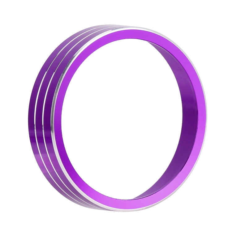 8 PCS Car Aluminum Alloy Air Conditioner Knob Case and Base for Honda XR-V (Purple) by buy2fix