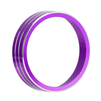 8 PCS Car Aluminum Alloy Air Conditioner Knob Case and Base for Honda XR-V (Purple) by buy2fix