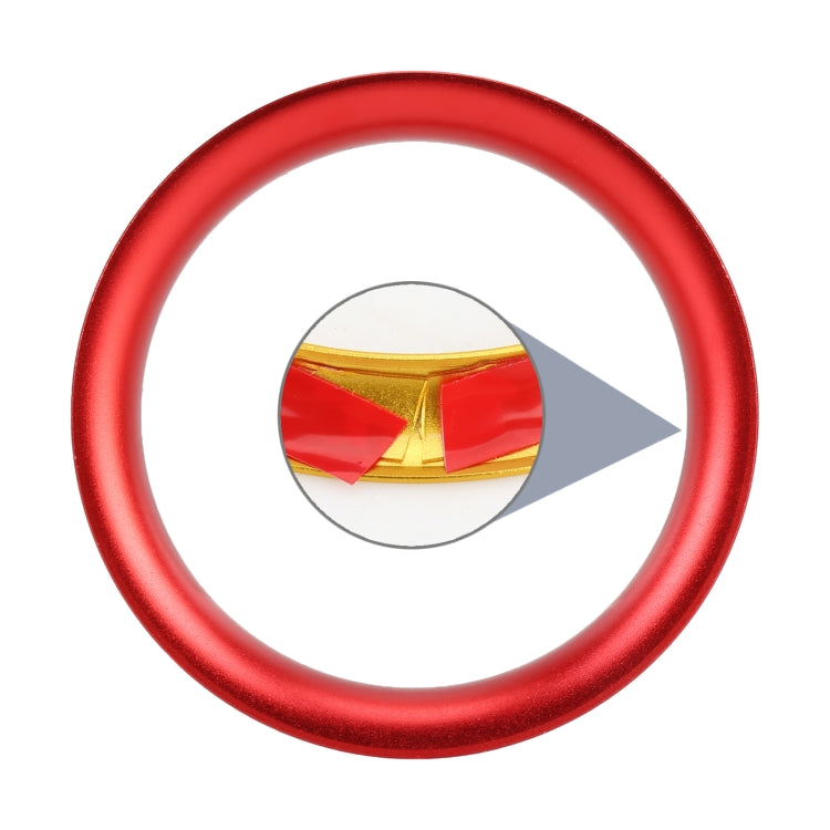 8 PCS Car Aluminum Alloy Air Conditioner Knob Case and Base for Honda XR-V (Red) by buy2fix