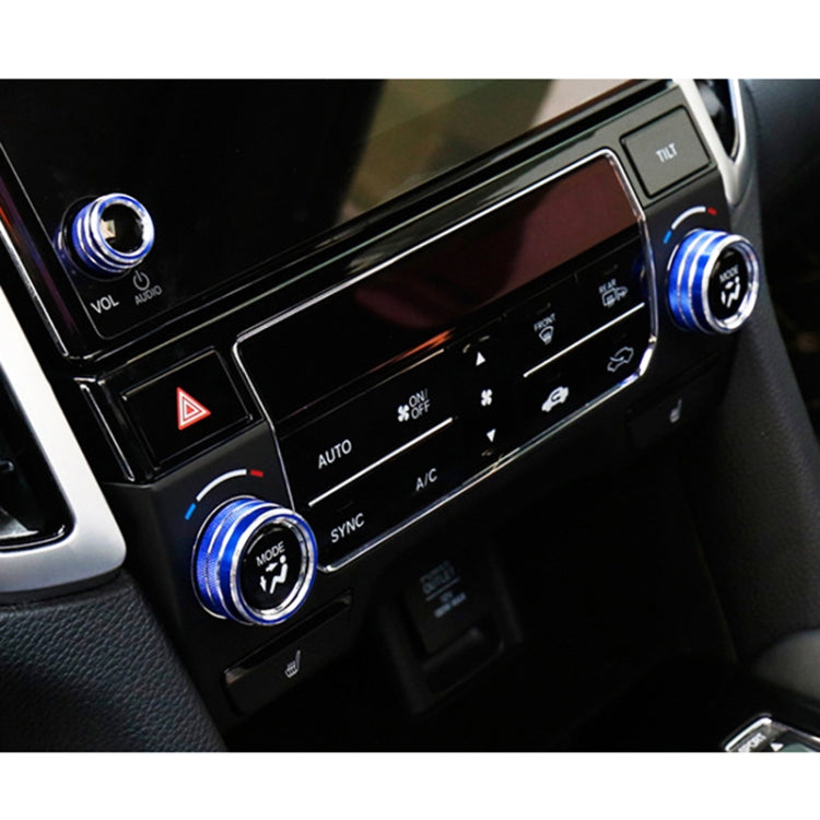 3 PCS Car Metal Air Conditioner Knob Case for Honda AVANCIER / URV (Blue) by buy2fix