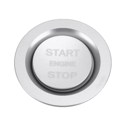 Car Engine Start Key Push Button Ring Trim Metal Sticker Decoration for Land Rover/Jaguar (Silver) by buy2fix
