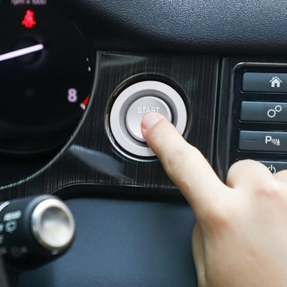 Car Engine Start Key Push Button Ring Trim Metal Sticker Decoration for Land Rover/Jaguar (Silver) by buy2fix