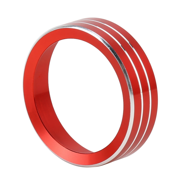 2 PCS Car Metal Air Conditioner Knob Case for Nissan X-TRAIL (Red) by buy2fix