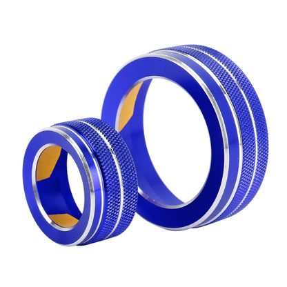3 PCS Car Metal Air Conditioner Knob Case for Honda CR-V 2017(Blue) by buy2fix