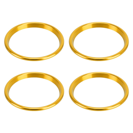 4 PCS Car Metal Air Outlet Decorative Outside Ring for Audi A3 / S3 / Q2L (Gold) by buy2fix