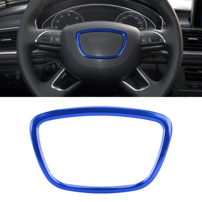 Car Auto Steering Wheel Ring Cover Trim Sticker Decoration for Audi (Blue) by buy2fix