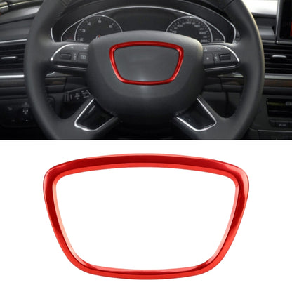 Car Auto Steering Wheel Ring Cover Trim Sticker Decoration for Audi (Red) by buy2fix