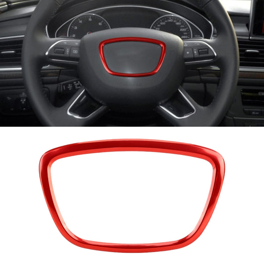 Car Auto Steering Wheel Ring Cover Trim Sticker Decoration for Audi (Red) by buy2fix
