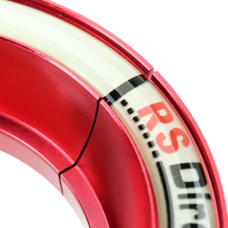 For Ford Fluorescent Aluminum Alloy Ignition Key Ring, Inside Diameter: 3.2cm (Red) by buy2fix
