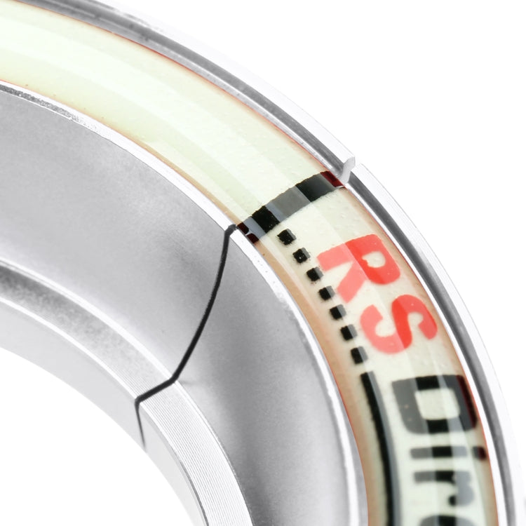 For Ford Fluorescent Aluminum Alloy Ignition Key Ring, Inside Diameter: 3.2cm (Silver) by buy2fix