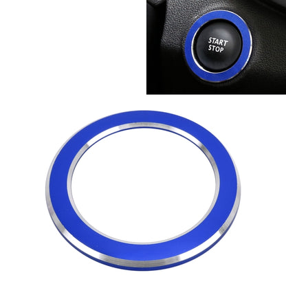 For Renault Metal Ignition Key Ring, Inside Diameter: 4.8cm (Blue) by buy2fix