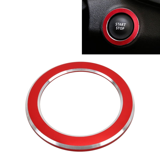 For Renault Metal Ignition Key Ring, Inside Diameter: 4.8cm (Red) by buy2fix