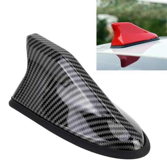 Antenne de voiture universelle, signal radio d'aileron de requin (fibre de carbone noir)