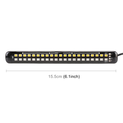 155mm DC12-24V / 2.2W Motorcycle LED Dynamic Blinker Side Lights Flowing Water Brake Lamp Turn Signal Light, Cable Length: 1m by buy2fix