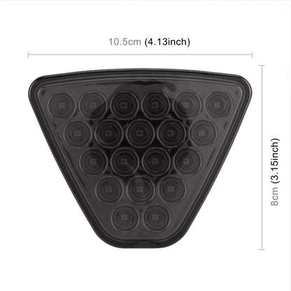 DC12V 1W Car Triangle Highlight Brake Lights Reversing Light with 20LEDs SMD-3528 (Black) - Brake Lights by buy2fix | Online Shopping UK | buy2fix