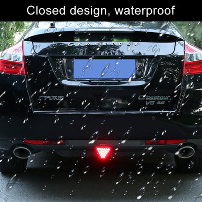 DC12V 1W Car Triangle Highlight Brake Lights Reversing Light with 20LEDs SMD-3528 (Black) - Brake Lights by buy2fix | Online Shopping UK | buy2fix