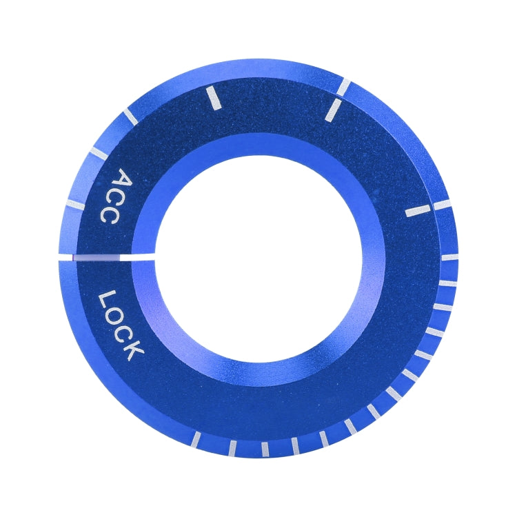 For Mercedes-Benz Metal Ignition Key Ring, Diameter: 4.8cm (Blue) by buy2fix