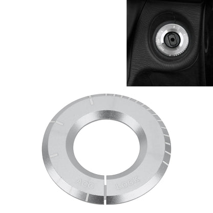 For Mercedes-Benz Metal Ignition Key Ring, Diameter: 4.8cm (Silver) by buy2fix