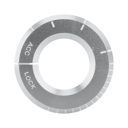 For Mercedes-Benz Metal Ignition Key Ring, Diameter: 4.8cm (Silver) by buy2fix