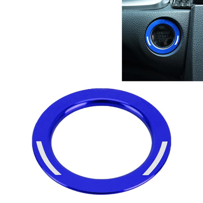 For Honda Metal Ignition Key Ring, Diameter: 3.9cm (Blue) by buy2fix
