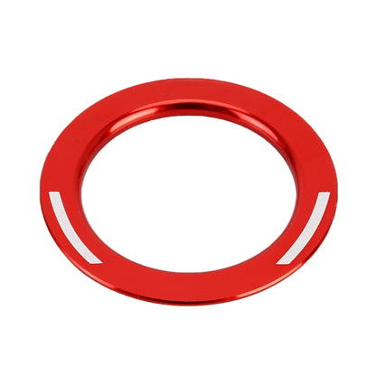 For Honda Metal Ignition Key Ring, Diameter: 3.9cm (Red) by buy2fix
