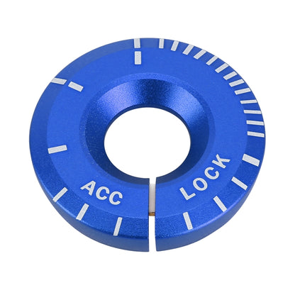 For Volkswagen Metal Ignition Key Ring, Diameter: 4.8cm (Blue) by buy2fix