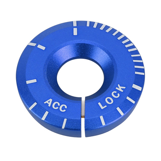 For Volkswagen Metal Ignition Key Ring, Diameter: 4.8cm (Blue) by buy2fix