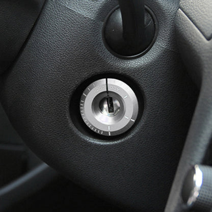 For Volkswagen Metal Ignition Key Ring, Diameter: 4.8cm (Silver) by buy2fix