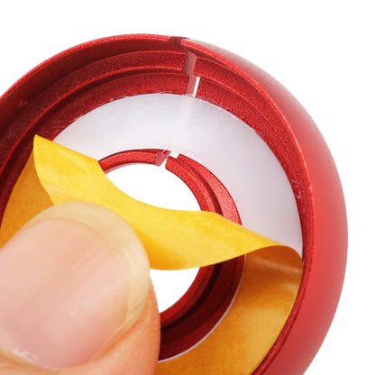 For Volkswagen Metal Ignition Key Ring, Diameter: 4.8cm (Red) by buy2fix