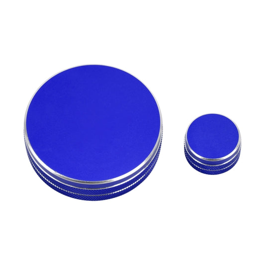 2 PCS Car Metal Central Control Knob Case for Cadillac (Blue) by buy2fix