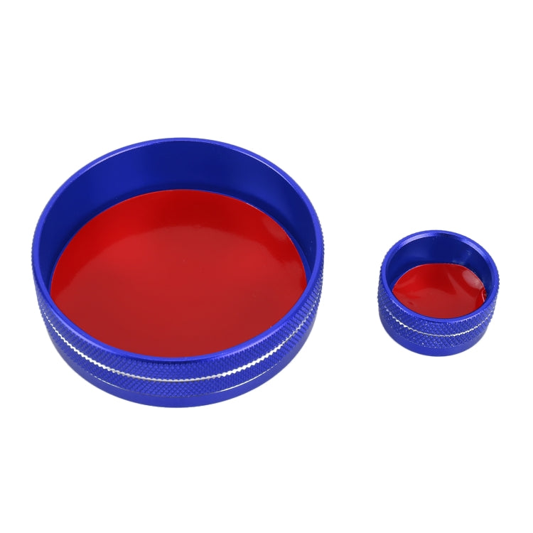 2 PCS Car Metal Central Control Knob Case for Cadillac (Blue) by buy2fix