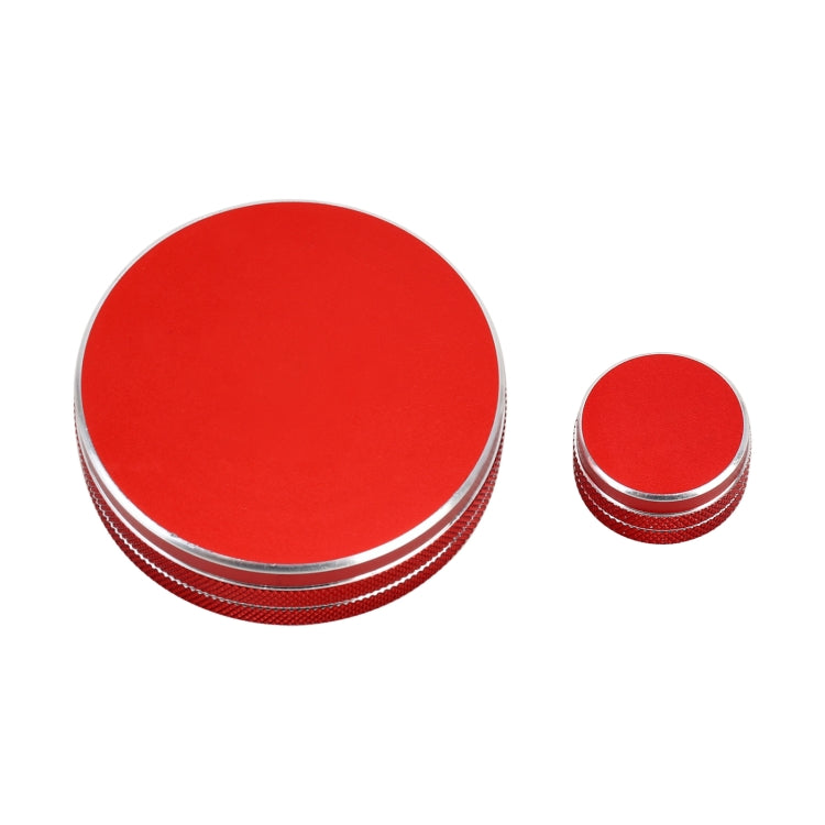 2 PCS Car Metal Central Control Knob Case for Cadillac (Red) by buy2fix