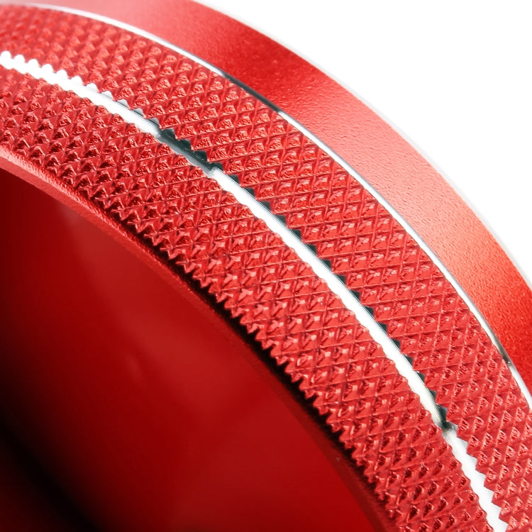 2 PCS Car Metal Central Control Knob Case for Cadillac (Red) by buy2fix