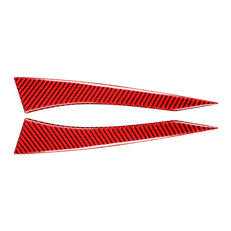 Car Carbon Fiber Rearview Mirror Anti-collision Strip for Subaru BRZ / Toyota 86 2013-2017, Left and Right Drive Universal (Red) by buy2fix