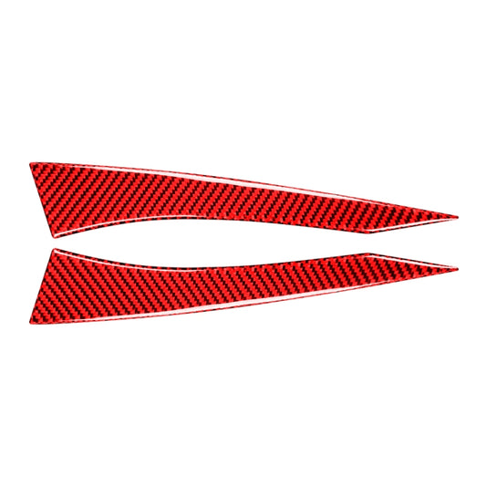 Car Carbon Fiber Rearview Mirror Anti-collision Strip for Subaru BRZ / Toyota 86 2013-2017, Left and Right Drive Universal (Red) by buy2fix