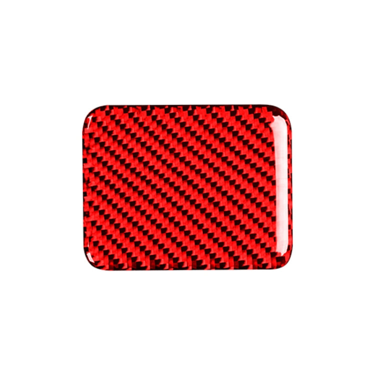 Car Carbon Fiber Seat Heating Panel Decorative Sticker for Subaru BRZ / Toyota 86 2013-2019, Left and Right Drive Universal without Hole (Red) by buy2fix