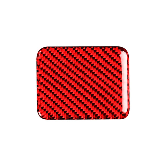 Car Carbon Fiber Seat Heating Panel Decorative Sticker for Subaru BRZ / Toyota 86 2013-2019, Left and Right Drive Universal without Hole (Red) by buy2fix