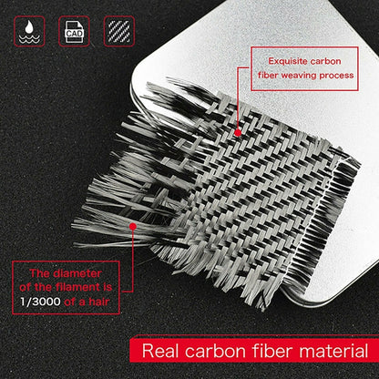 Car Carbon Fiber Seat Heating Panel Decorative Sticker for Subaru BRZ / Toyota 86 2013-2019, Left and Right Drive Universal with Hole (Red) by buy2fix