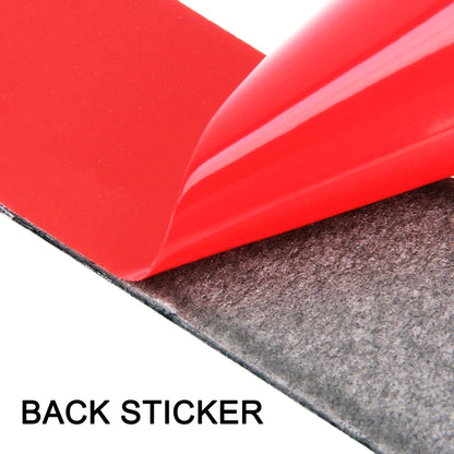 Car Carbon Fiber Seat Heating Panel Decorative Sticker for Subaru BRZ / Toyota 86 2013-2019, Left and Right Drive Universal with Hole (Red) by buy2fix