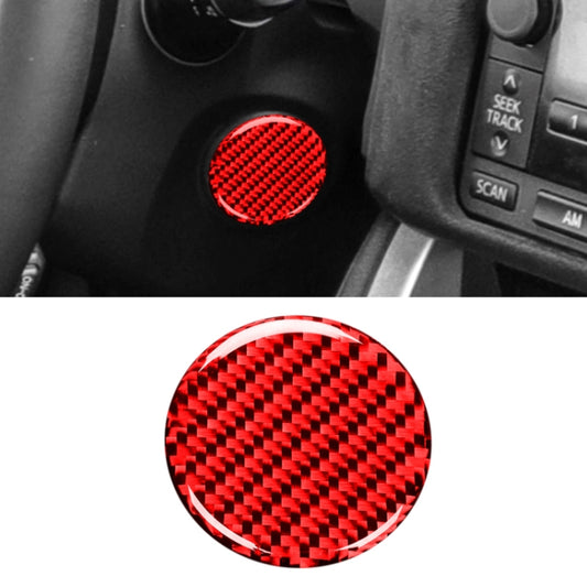 Car Carbon Fiber Fire Panel Decorative Sticker for Subaru BRZ / Toyota 86 2013-2017, Left and Right Drive Universal (Red) by buy2fix