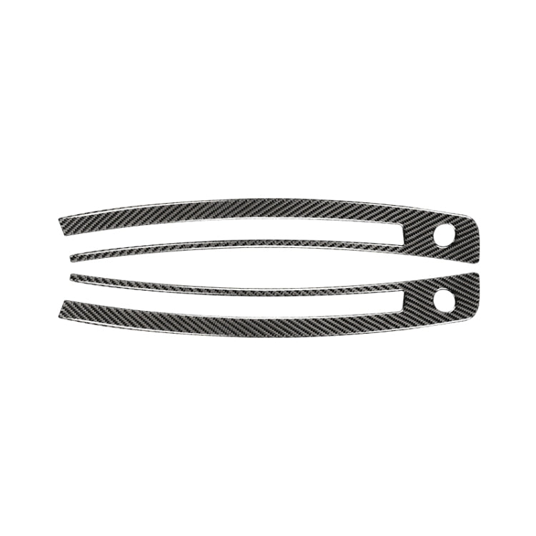 Car Carbon Fiber Central Control Instrument Air Outlet Decorative Sticker for Subaru BRZ / Toyota 86 2013-2020, Left and Right Drive Universal (Black) by buy2fix