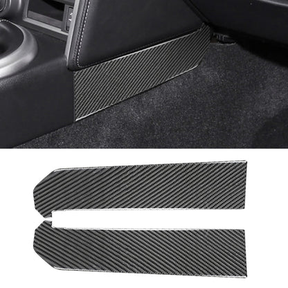 Car Carbon Fiber Central Control Side Gear Position Decorative Sticker for Subaru BRZ / Toyota 86 2013-2020, Left and Right Drive Universal (Black) by buy2fix