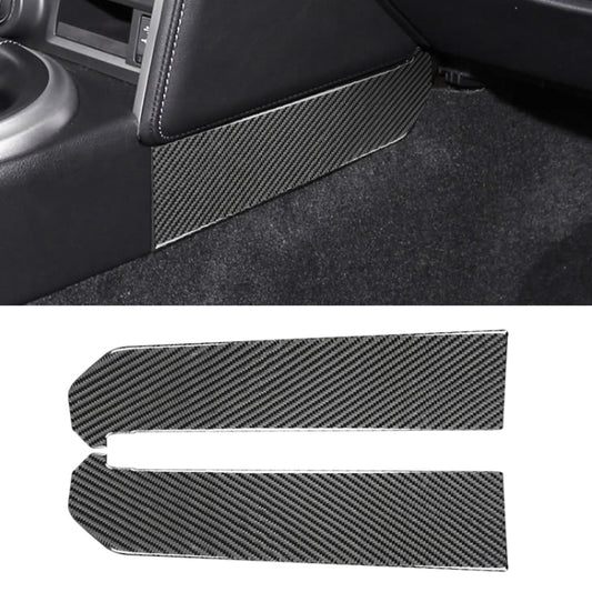 Car Carbon Fiber Central Control Side Gear Position Decorative Sticker for Subaru BRZ / Toyota 86 2013-2020, Left and Right Drive Universal (Black) by buy2fix