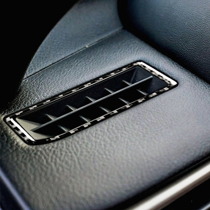Car Carbon Fiber Instrument Air Outlet Decorative Sticker for Lexus IS250 2013-, Left Drive by buy2fix