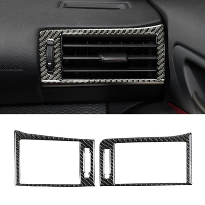 Car Carbon Fiber Left and Rght Air Outlet Decorative Sticker for Lexus IS250 2013-, Left Drive by buy2fix