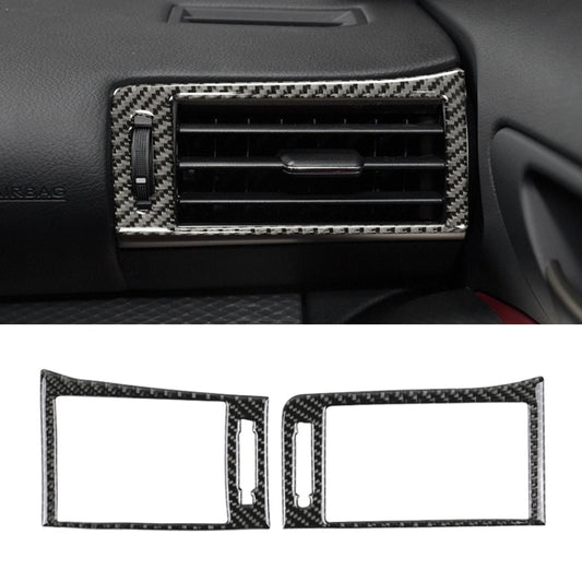 Car Carbon Fiber Left and Rght Air Outlet Decorative Sticker for Lexus IS250 2013-, Left Drive by buy2fix