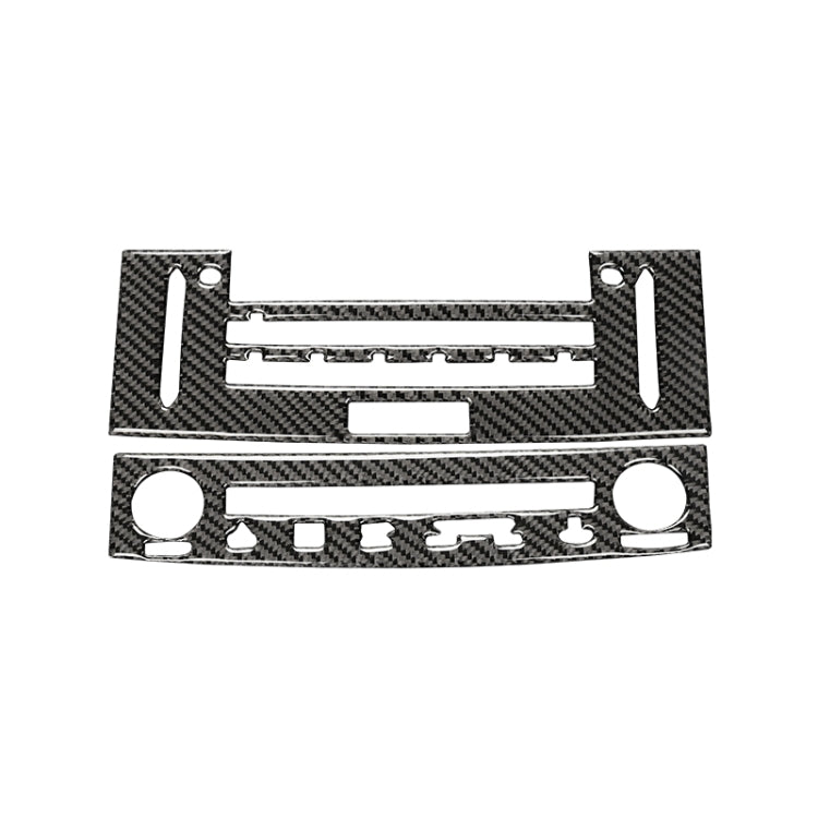 Car Carbon Fiber Air Conditioning CD Panel Decorative Sticker for Lexus IS250 2013-, Left Drive by buy2fix