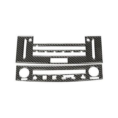Car Carbon Fiber Air Conditioning CD Panel Decorative Sticker for Lexus IS250 2013-, Left Drive by buy2fix